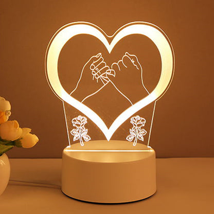 3D Acryl LED Nachtlicht