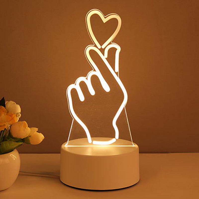 3D Acryl LED Nachtlicht