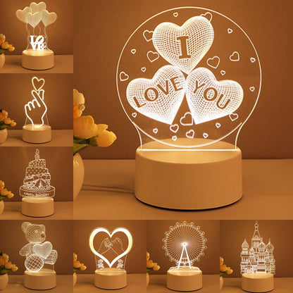 3D Acryl LED Nachtlicht