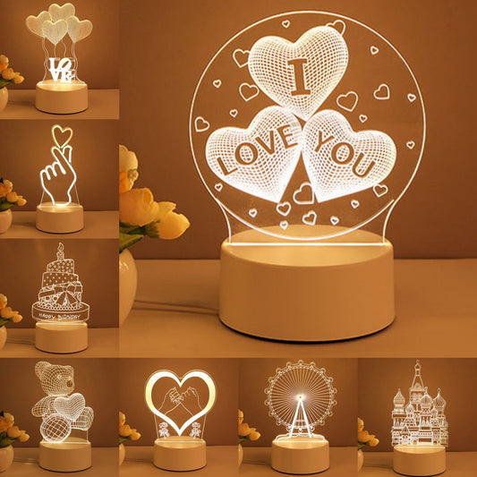 3D Acryl LED Nachtlicht